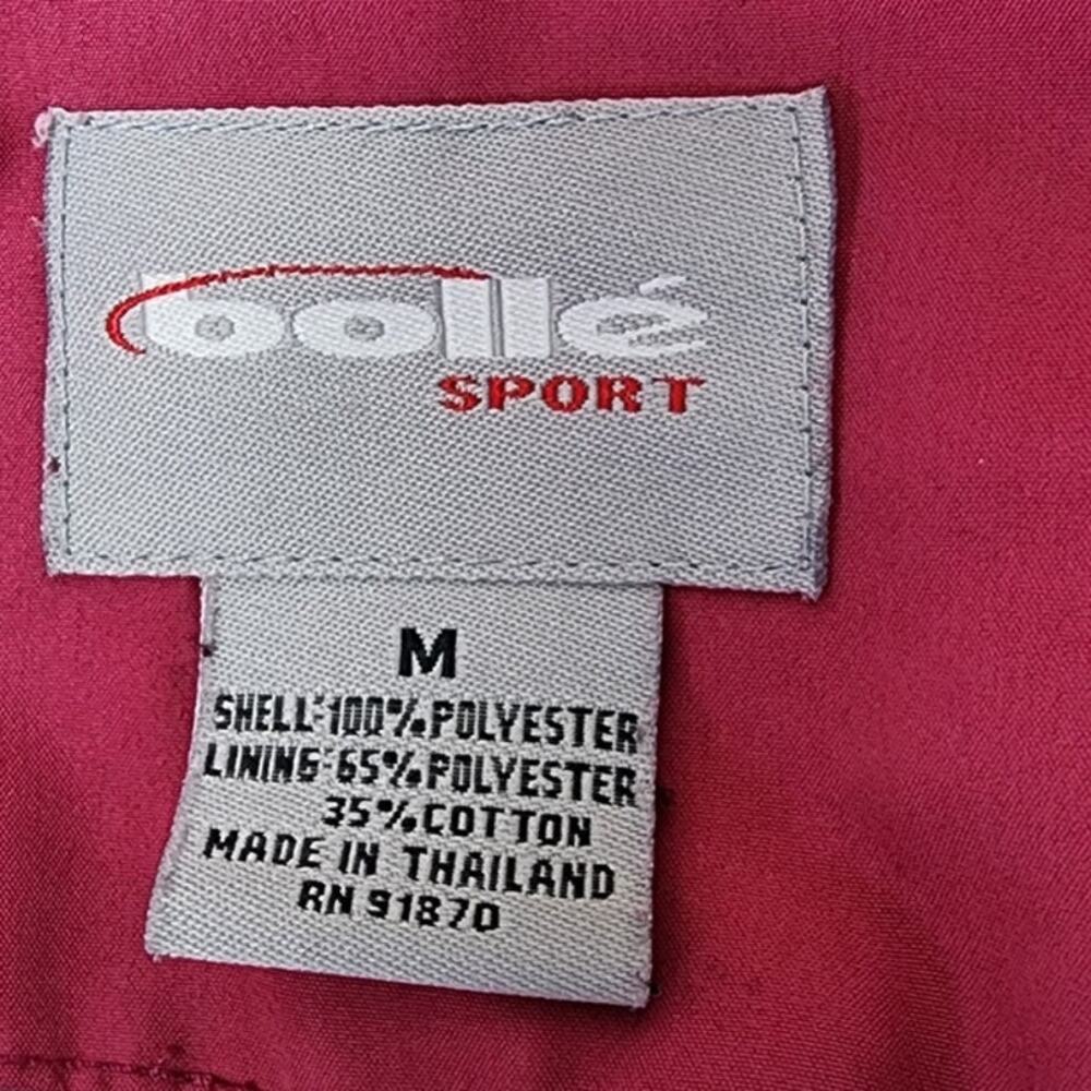 Vintage Bolle Sport Lined Fuchsia Workout Suit with pockets Womens Size Medium - Picture 8 of 12